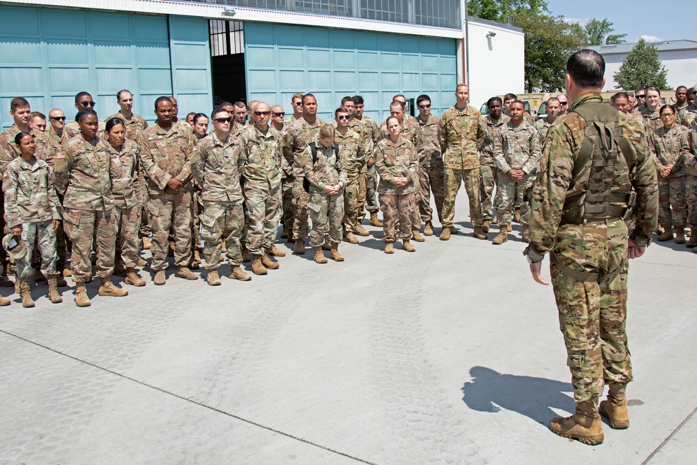 1st CAB Commander Makes Final Flight