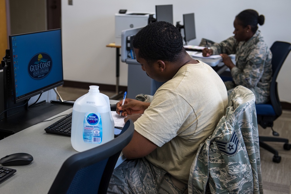 Back to school at Tyndall AFB Education Center