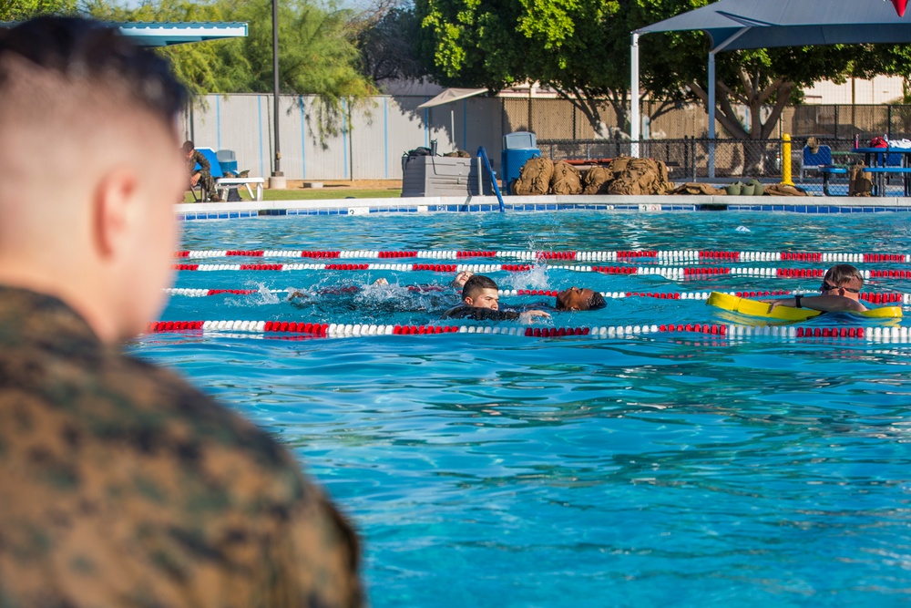 MCAS Yuma Marines Conduct Swim Qualifications