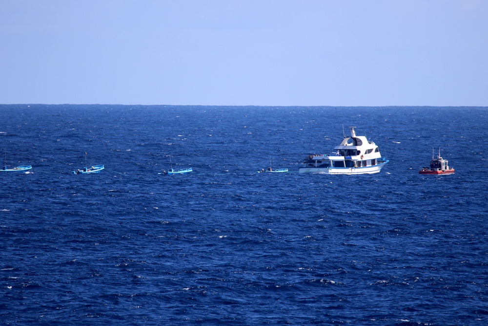 U.S. Coast Guard Cutter Munro crew interdicts suspected drug smuggling vessel