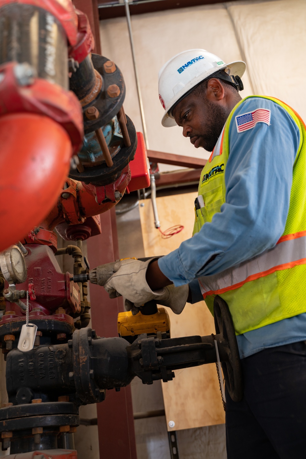 NAWS China Lake DoD Personnel Repair Base Facilities after Earthquake