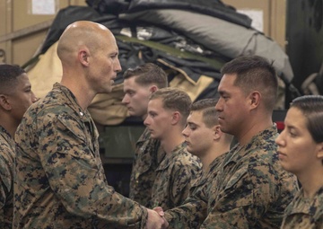 CLB 22 Awards Ceremony, USS Arlington 190709