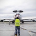 USAF AWACS arrives to RAAF Amberley for Talisman Sabre 19