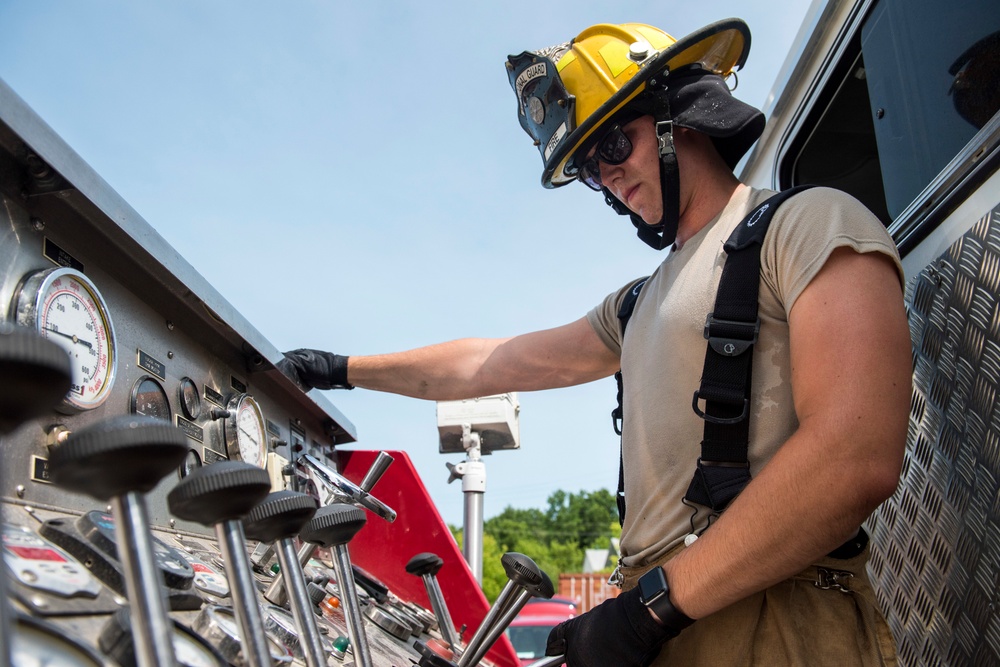 171st Civil Engineers Deploy for Training