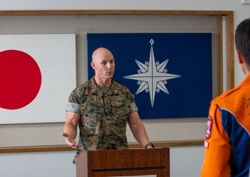 Leaders of MWHS-1 tour Japan Coast Guard