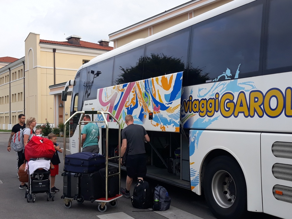 USAG Italy PCS/ETS Airport Shuttle Bus