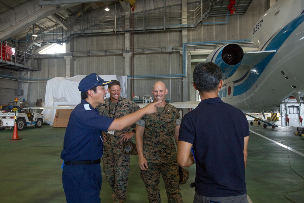 Leaders of MWHS-1 tour Japan Coast Guard