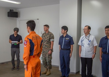 Leaders of MWHS-1 tour Japan Coast Guard