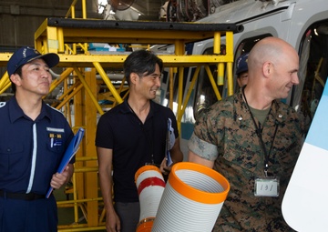 Leaders of MWHS-1 tour Japan Coast Guard