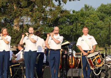 215th Army Band Tours Massachusetts