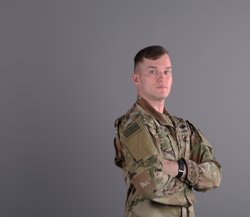 Arkansas National Guard Battle Flag photo portrait