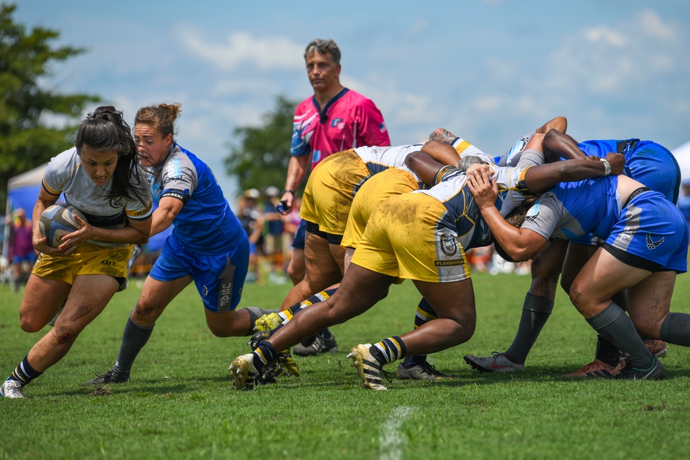 USAF Women’s Rugby Team competes in Armed Forces rugby championship