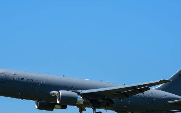 KC-46 Pegasus #7 Lands at McConnell AFB