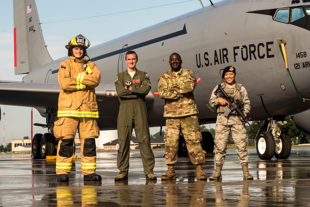Flight line portrait