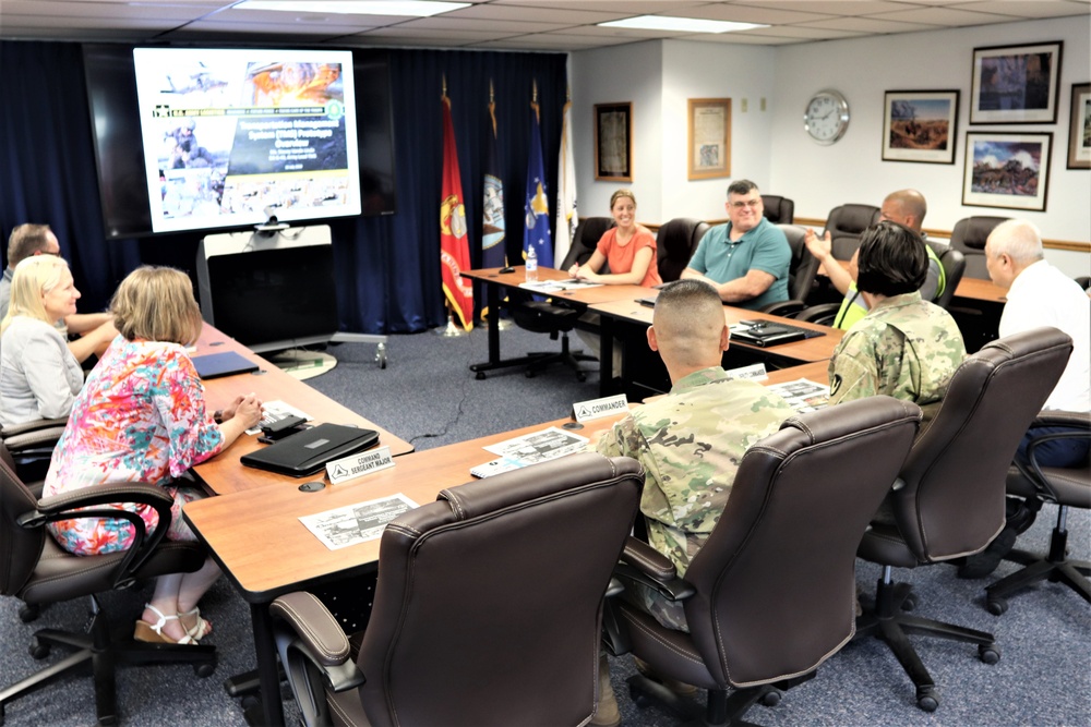 TRANSCOM Transportation Management System Prototype Core Team briefs Fort McCoy leadership on prototype