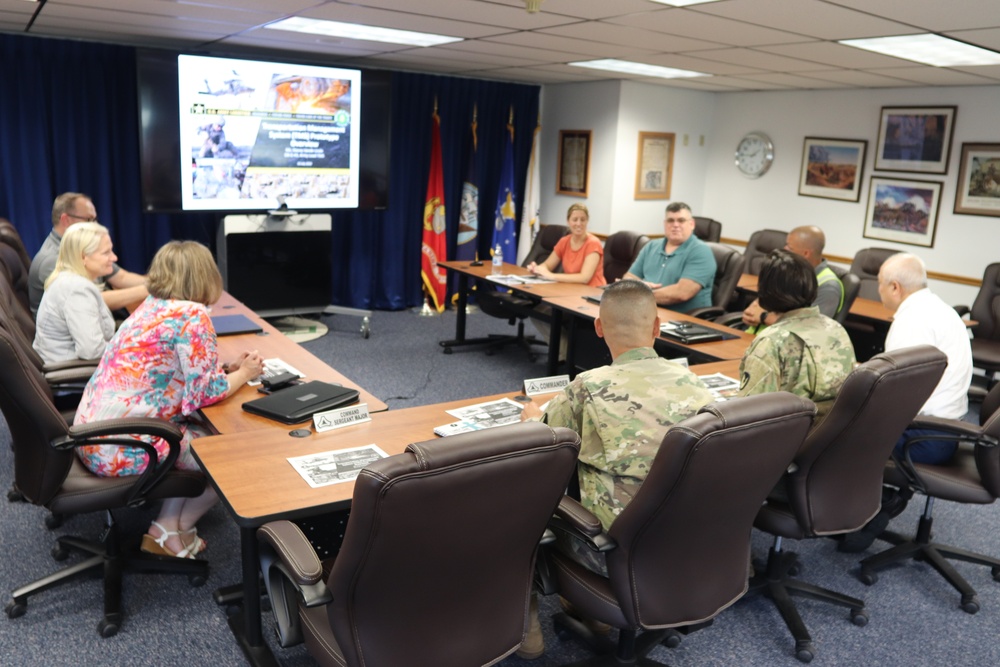 TRANSCOM Transportation Management System Prototype Core Team briefs Fort McCoy leadership on prototype