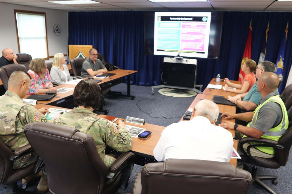 TRANSCOM Transportation Management System Prototype Core Team briefs Fort McCoy leadership on prototype