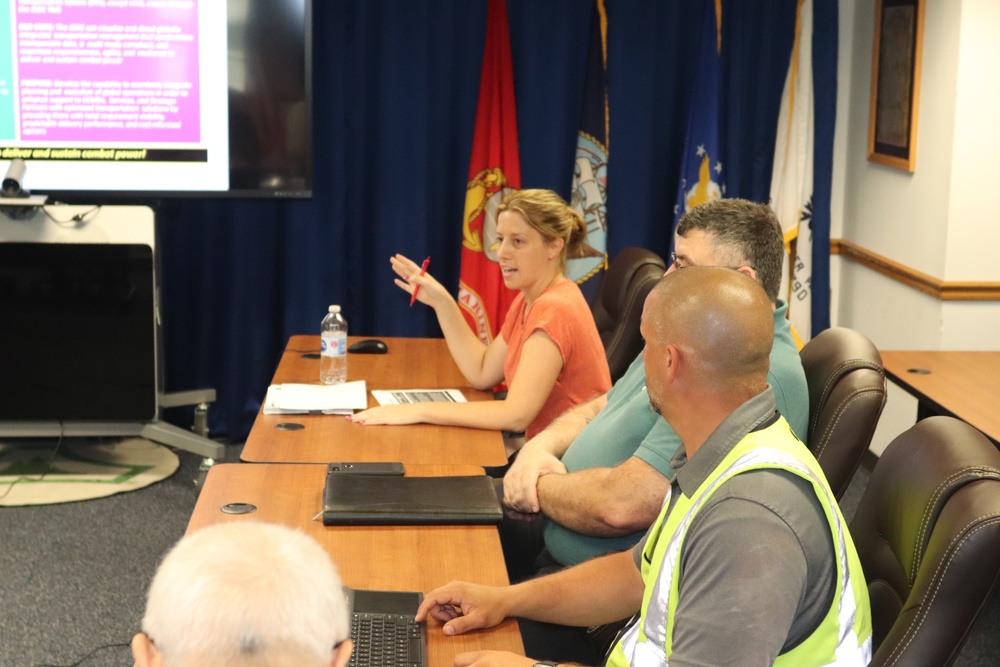 TRANSCOM Transportation Management System Prototype Core Team briefs Fort McCoy leadership on prototype