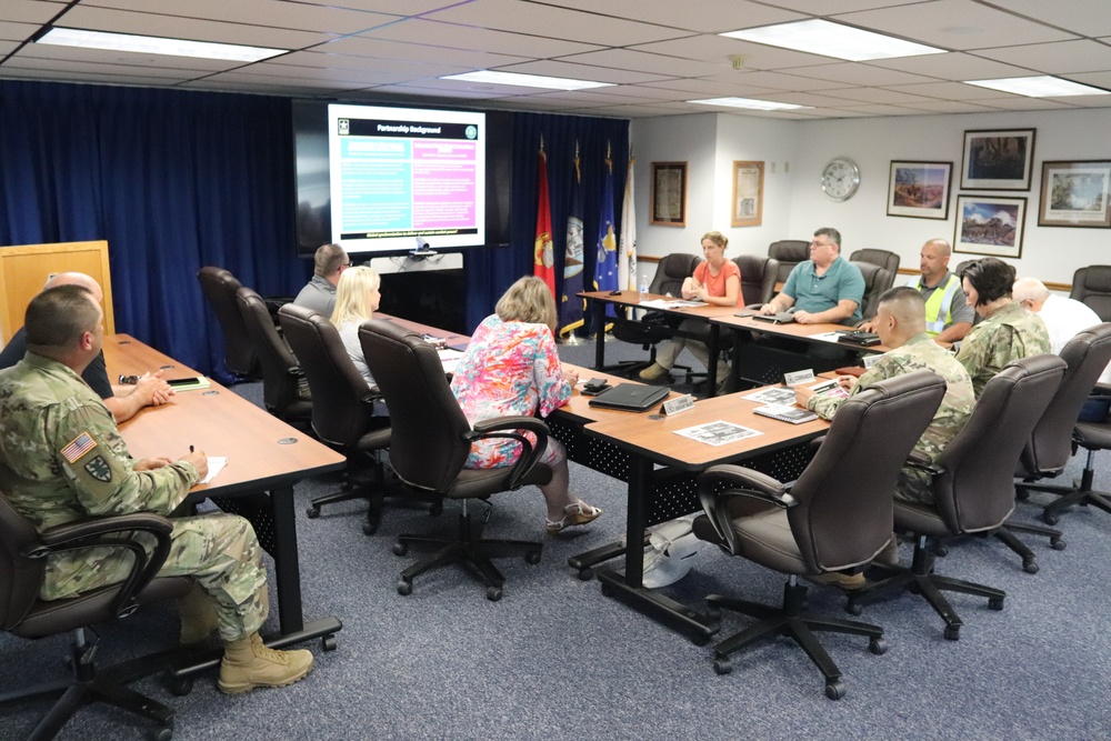 TRANSCOM Transportation Management System Prototype Core Team briefs Fort McCoy leadership on prototype