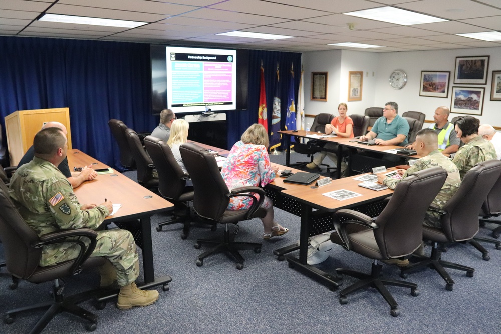 TRANSCOM Transportation Management System Prototype Core Team briefs Fort McCoy leadership on prototype