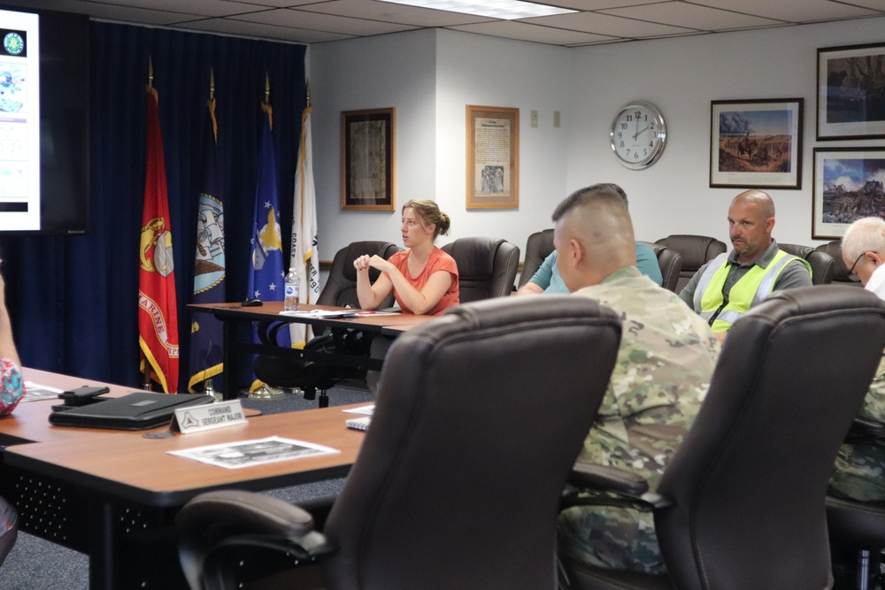 TRANSCOM Transportation Management System Prototype Core Team briefs Fort McCoy leadership on prototype