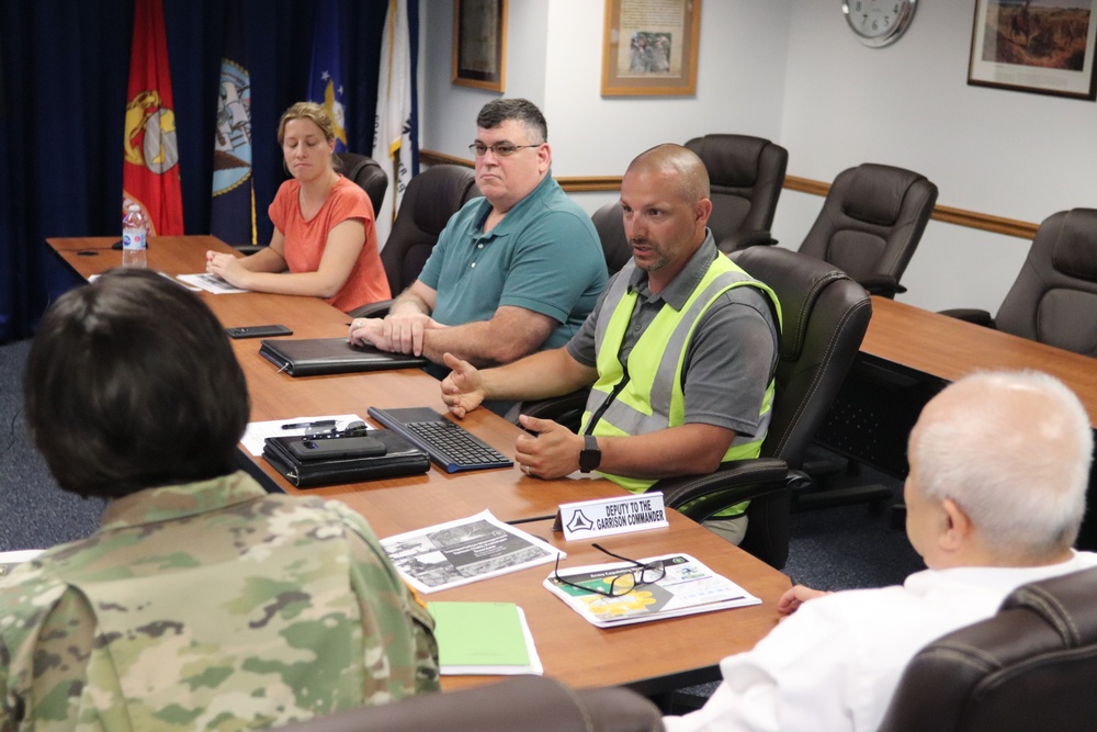 TRANSCOM Transportation Management System Prototype Core Team briefs Fort McCoy leadership on prototype