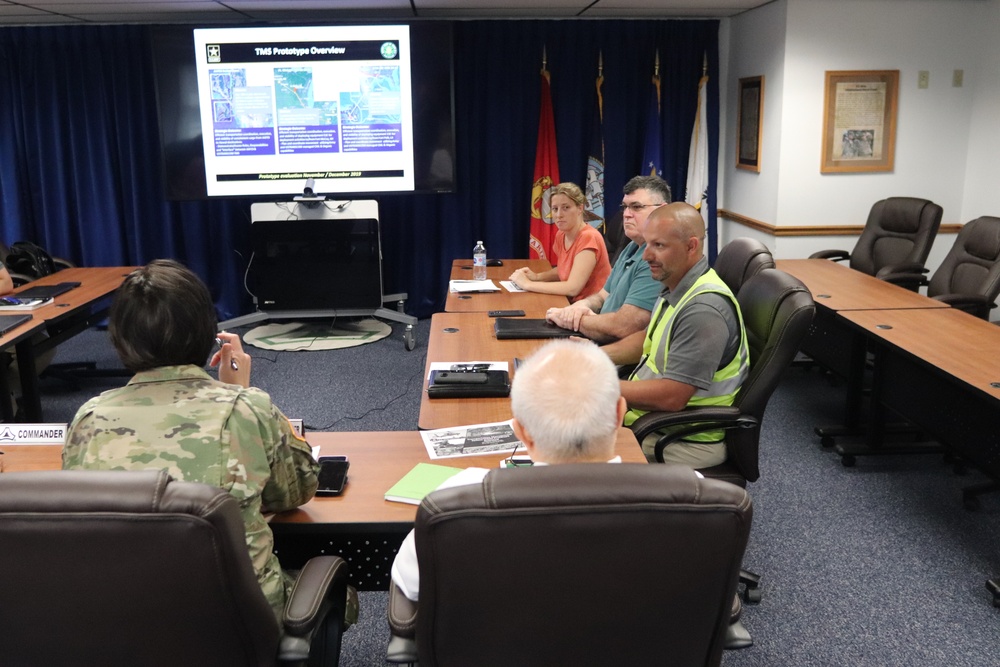 TRANSCOM Transportation Management System Prototype Core Team briefs Fort McCoy leadership on prototype