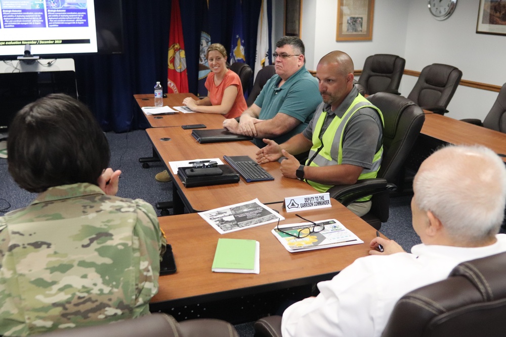 TRANSCOM Transportation Management System Prototype Core Team briefs Fort McCoy leadership on prototype