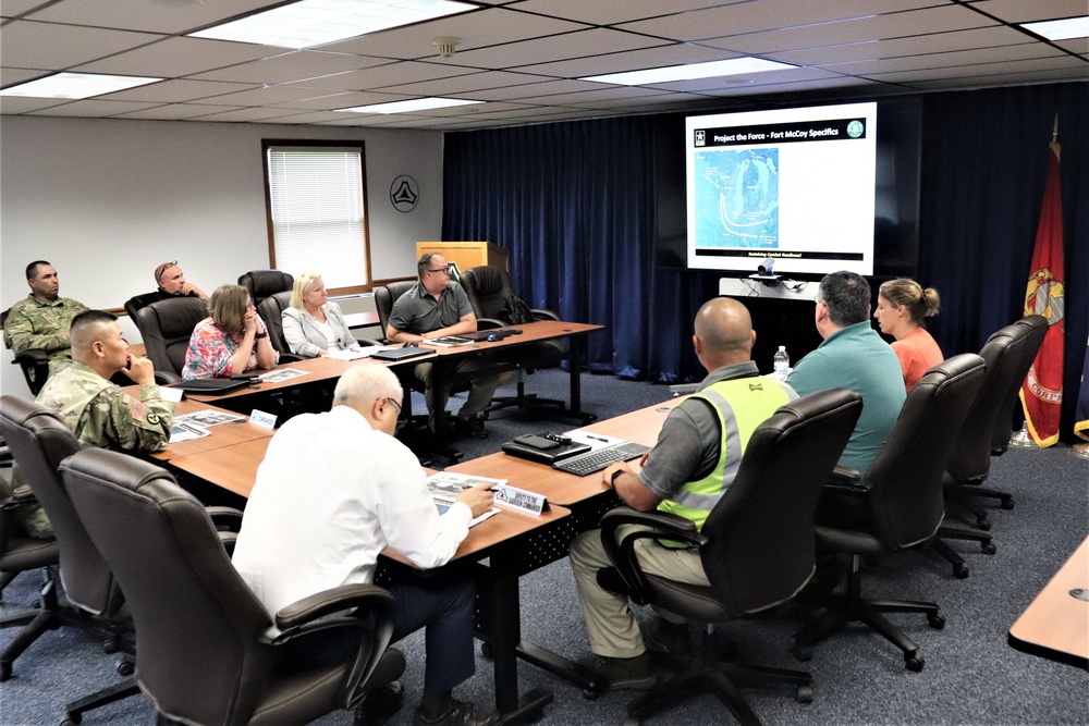 TRANSCOM Transportation Management System Prototype Core Team briefs Fort McCoy leadership on prototype