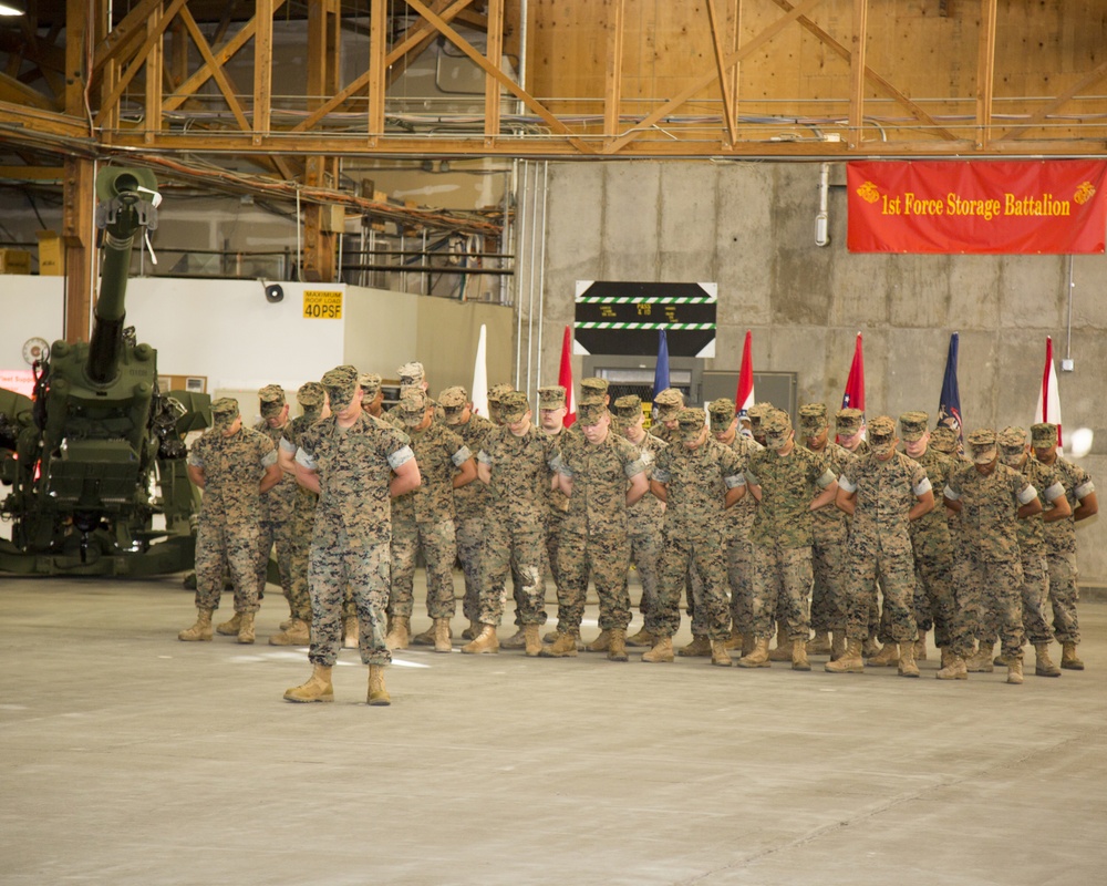 1st Force Storage Battalion activated at Marine Corps Logistics Base Barstow