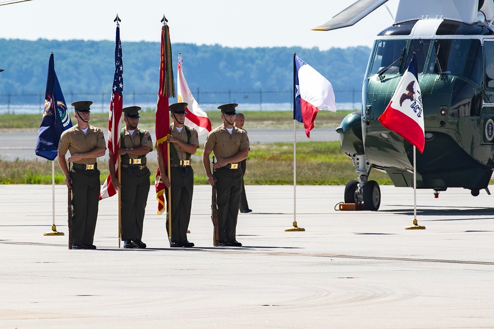 HMX-1 Change of Command