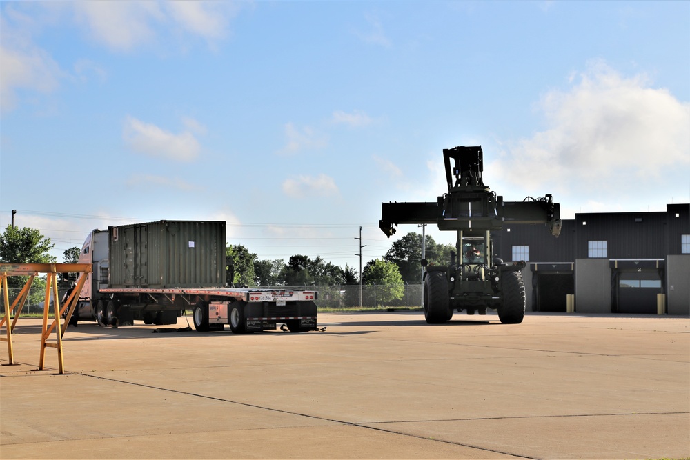 Fort McCoy supports USTRANSCOM's TMS prototype operations