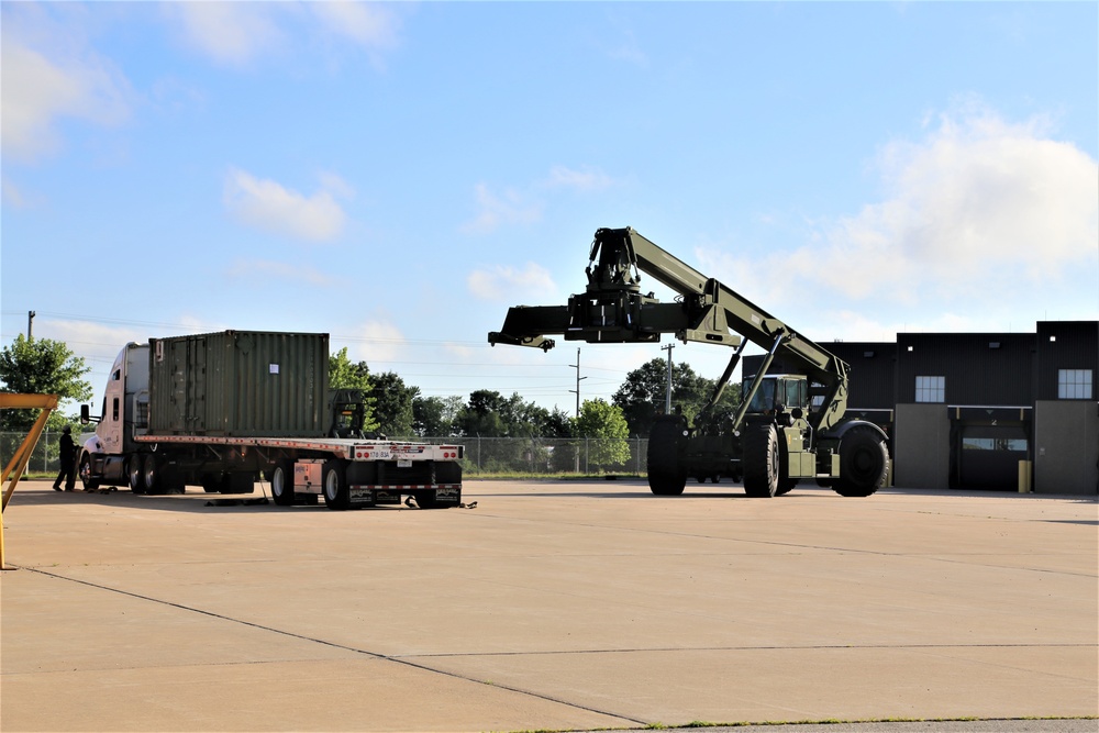 Fort McCoy supports USTRANSCOM's TMS prototype operations