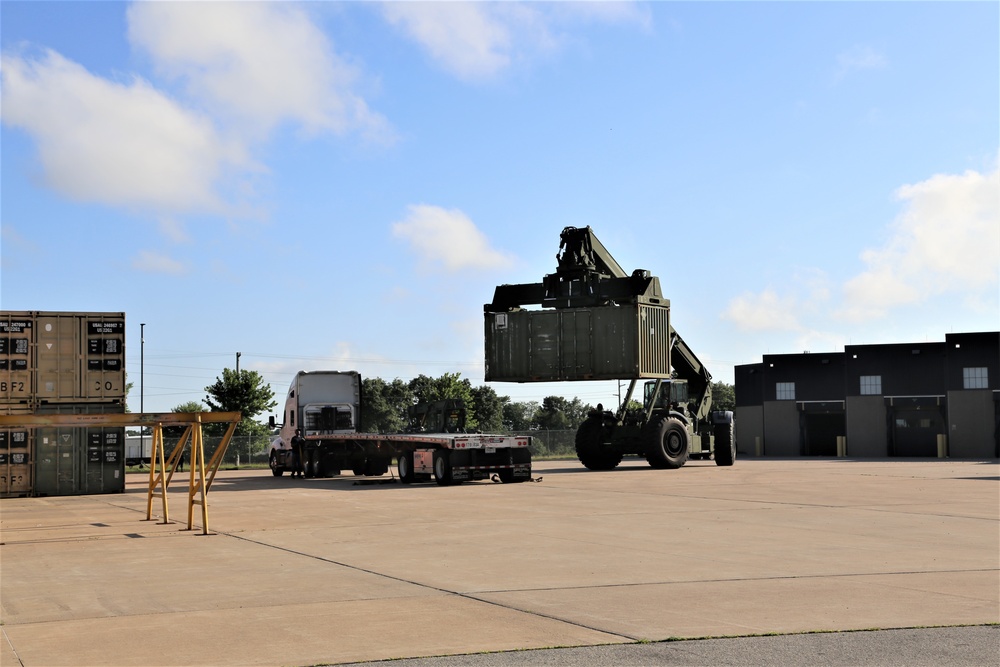 Fort McCoy supports USTRANSCOM's TMS prototype operations