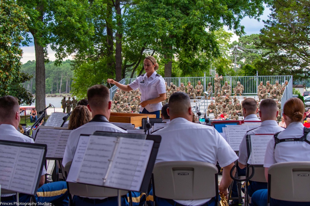 TRADOC Band celebrates summer, Army birthday with community