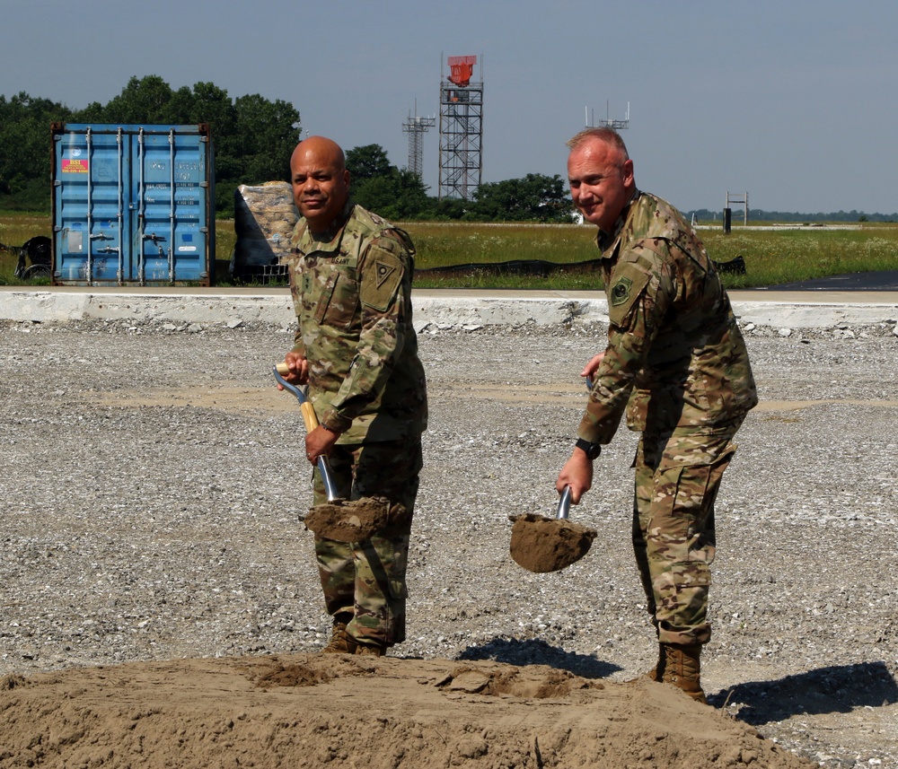180th Fighter Wing breaks ground on new F-16 hangar construction project