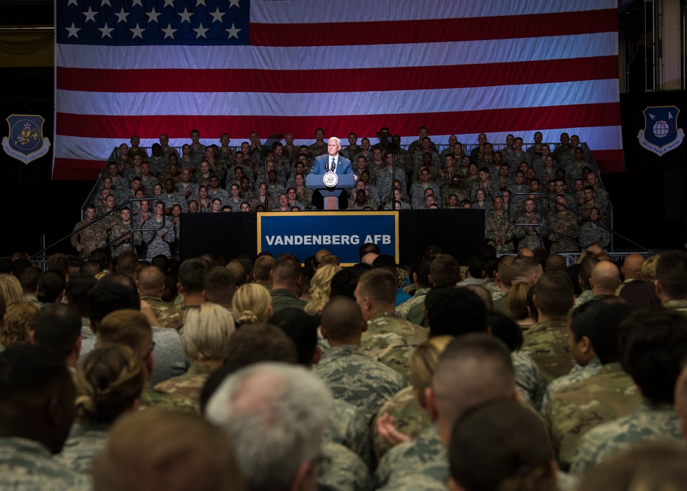 Vice President Pence visits VAFB