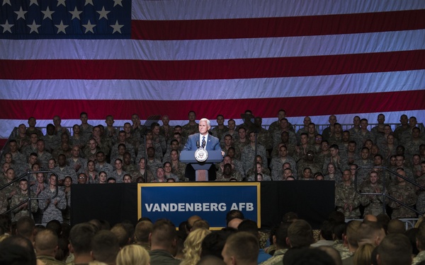 Vice President Pence visits VAFB