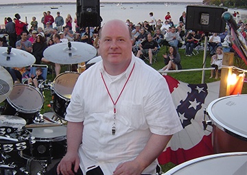 NUWC Division Newport engineer achieves work-life balance by beating on the drums