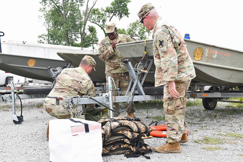 Louisiana National Guard preps for Tropical Storm Barry