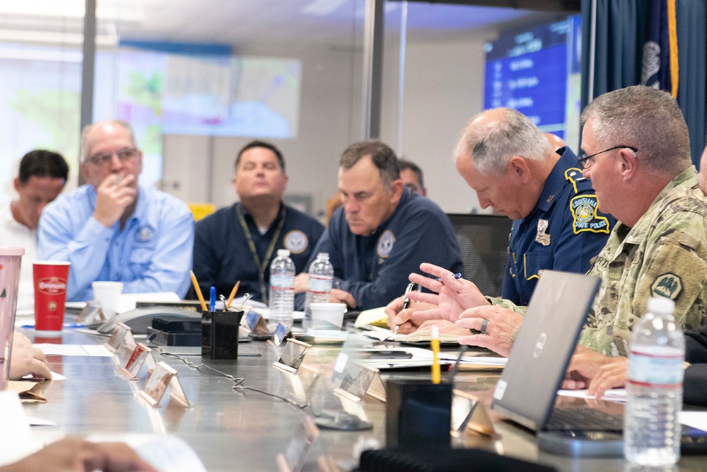 Louisiana National Guard preps for Tropical Storm Barry