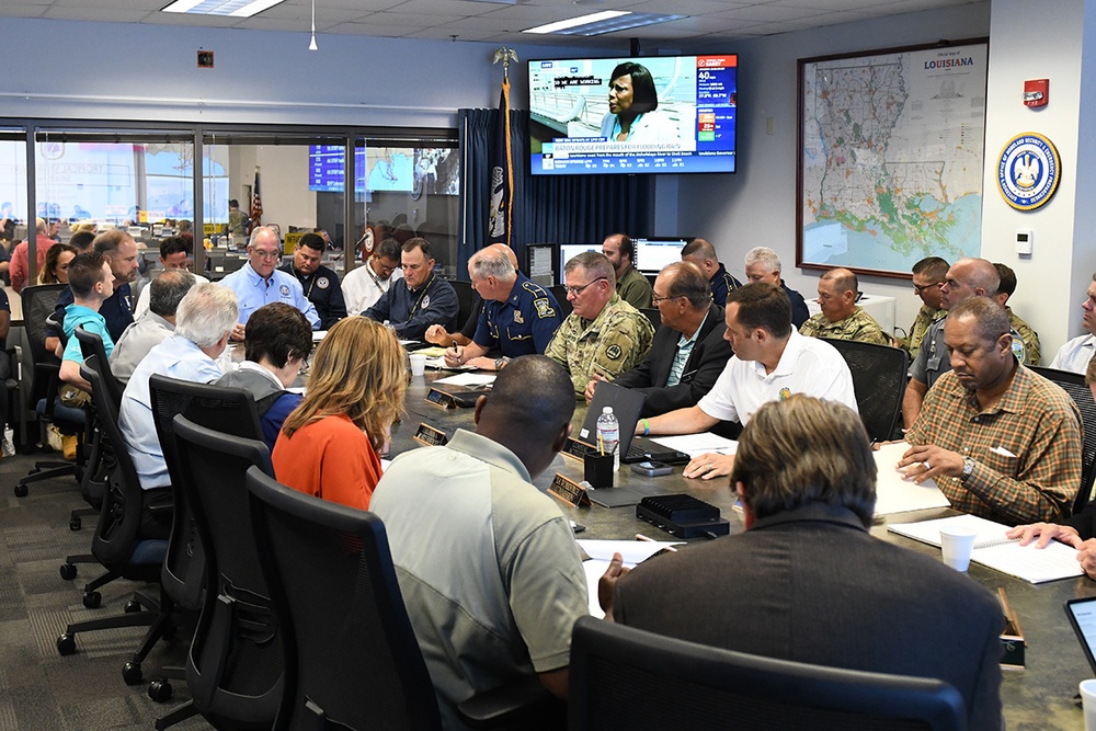 Louisiana National Guard preps for Tropical Storm Barry