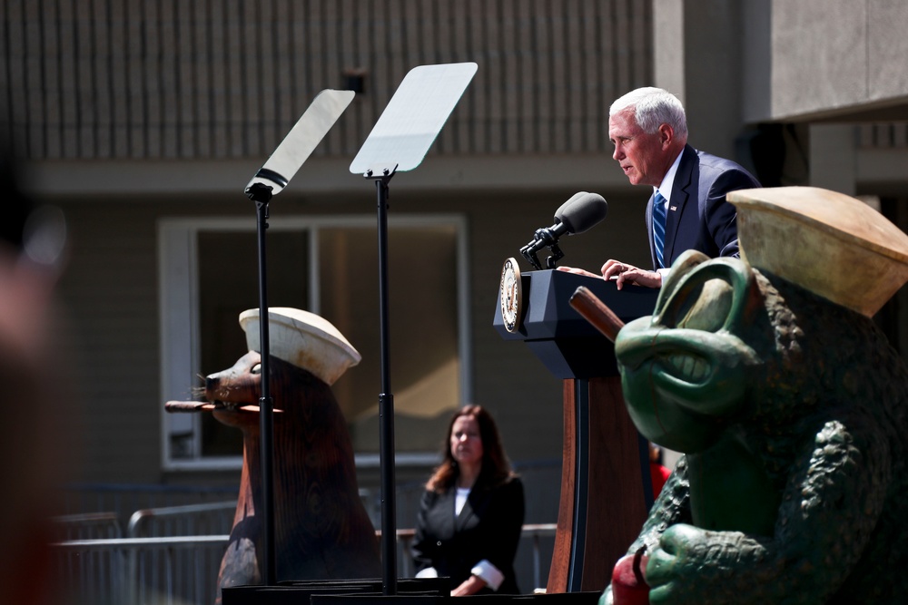 Vice President Pence Visits Naval Special Warfare Center