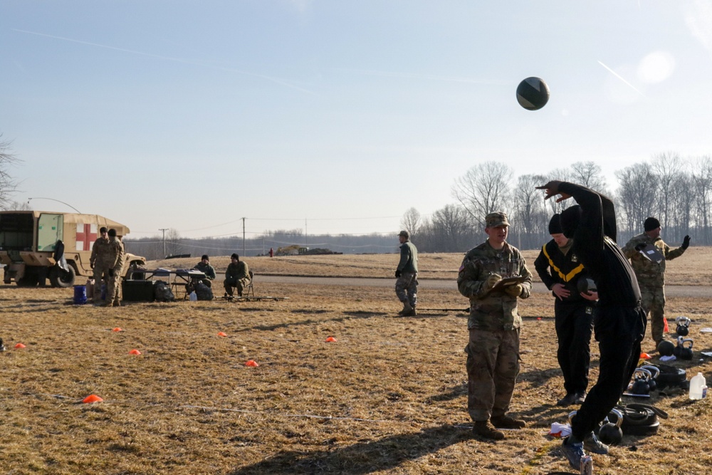 1-148th Infantry Regiment conducts trial of new Army Combat Fitness Test