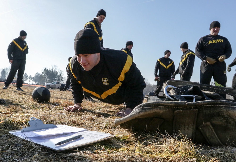 1-148th Infantry Regiment conducts trial of new Army Combat Fitness Test