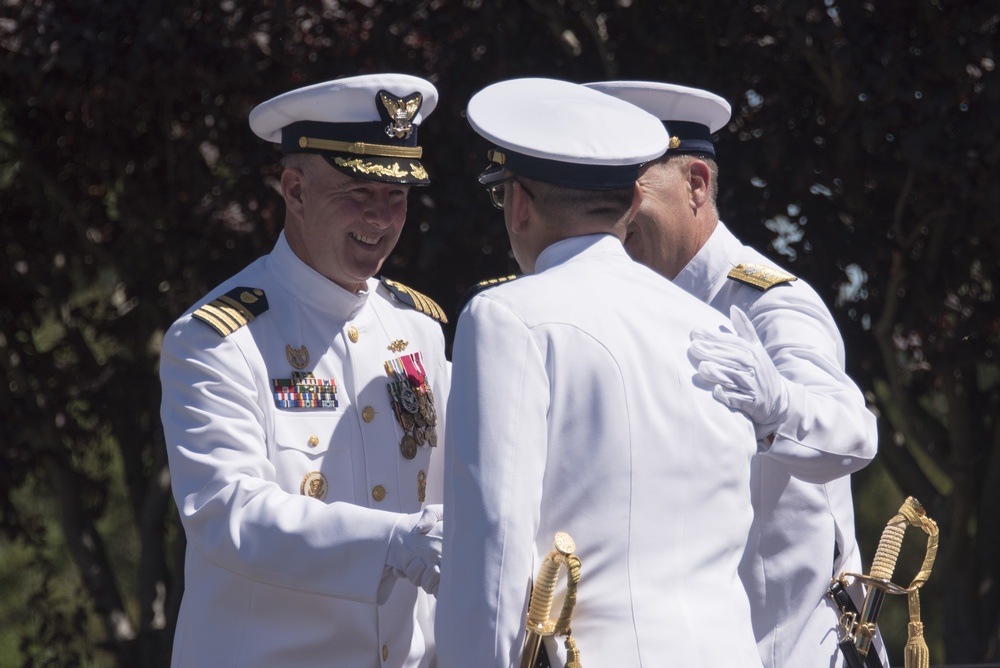 Coast Guard Training Center Petaluma holds change of command ceremony