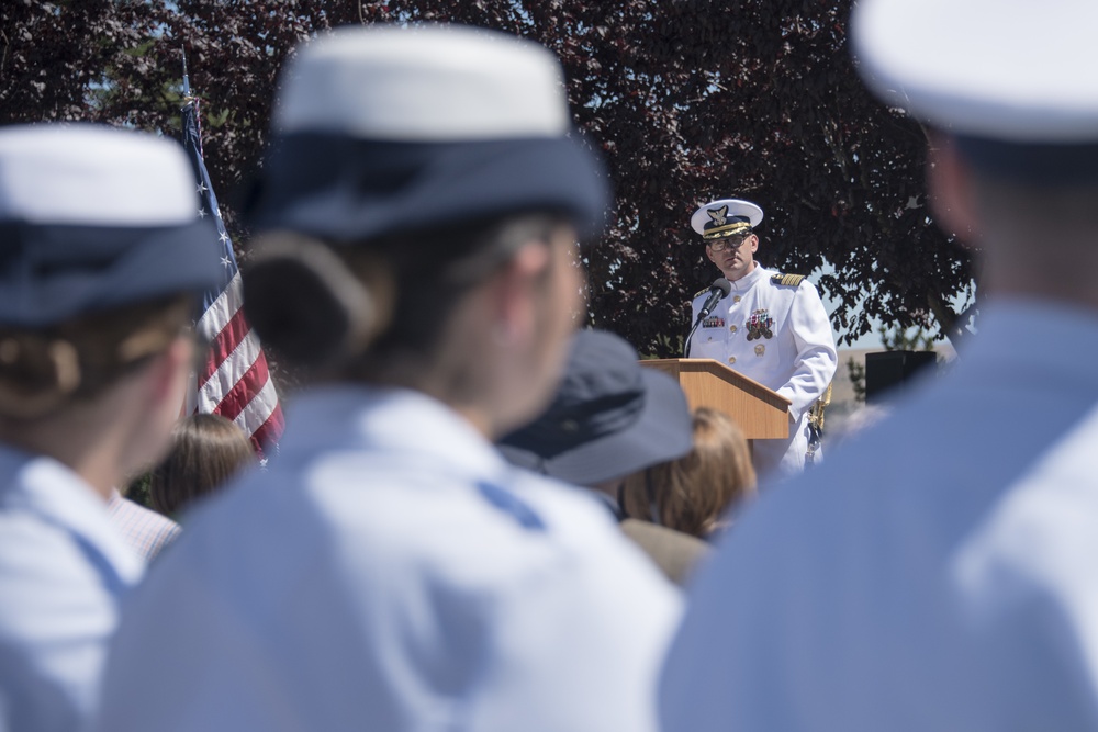 Coast Guard Training Center Petaluma holds change of command ceremony