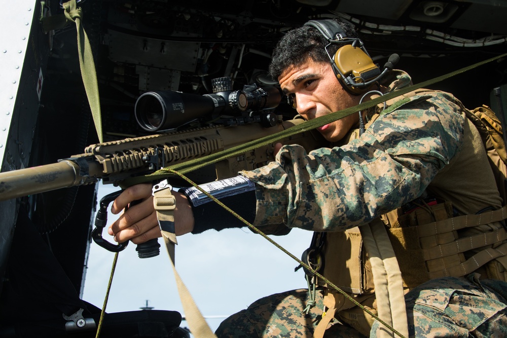 Eyes in the Sky: MRF scout sniper provides overwatch during VBSS