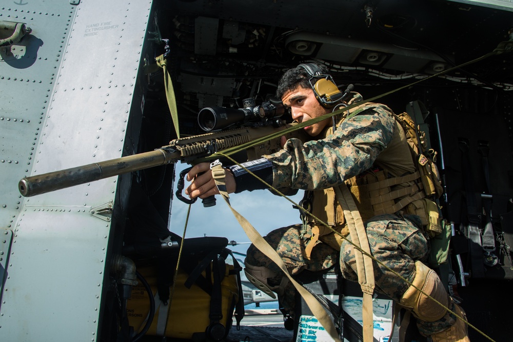 Eyes in the Sky: MRF scout sniper provides overwatch during VBSS