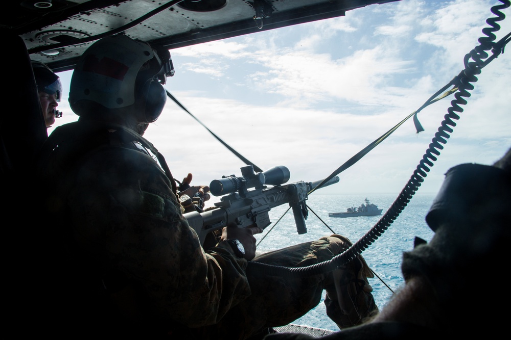 Eyes in the Sky: MRF scout sniper provides overwatch during VBSS